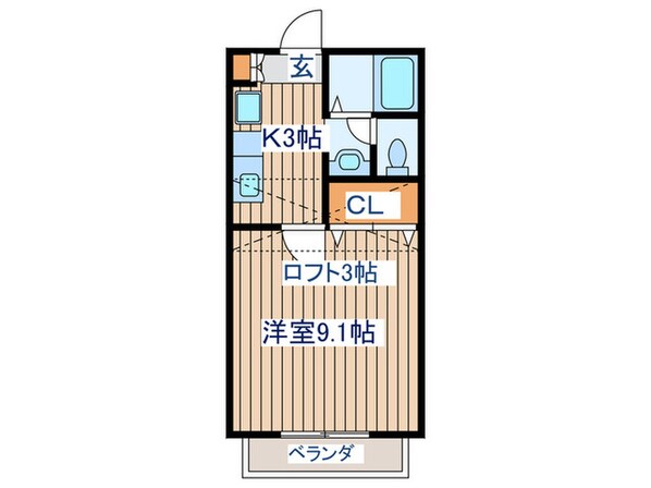 コンフォ－トＡＢＥの物件間取画像